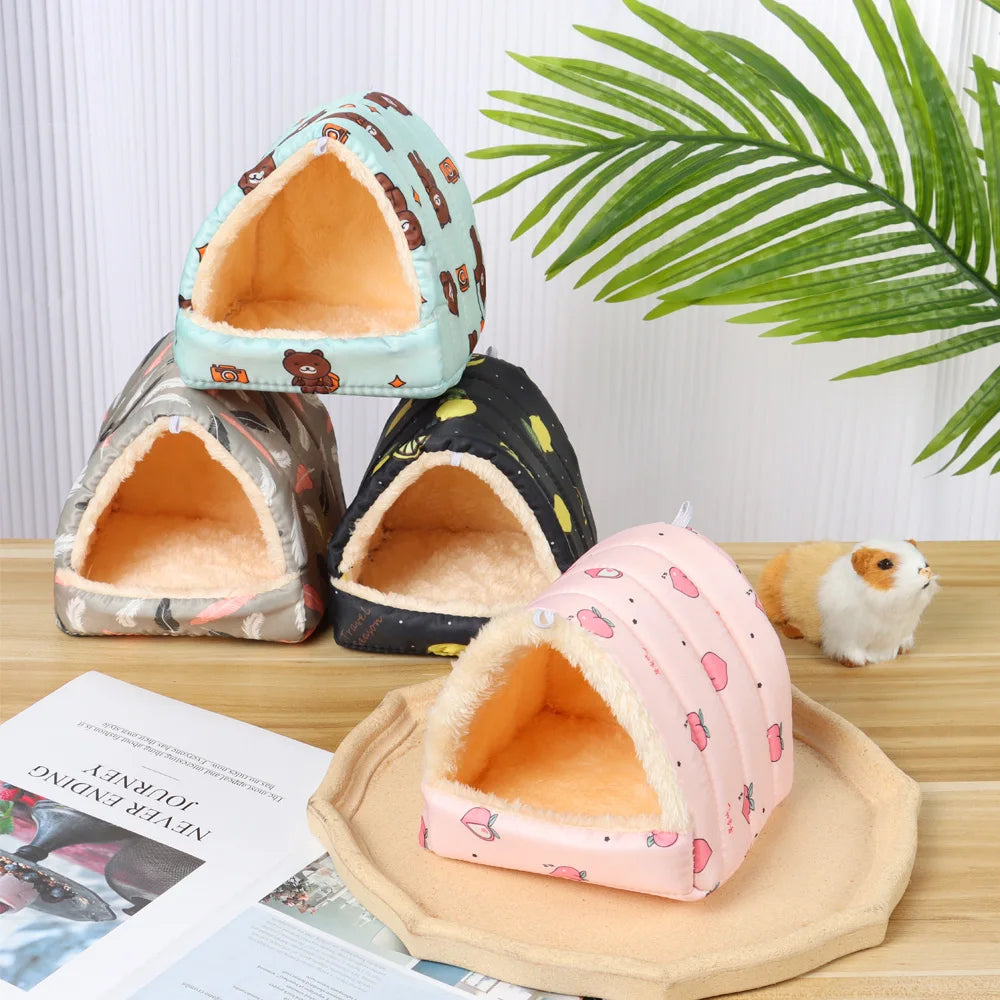 Small Animal Pet Sleeping Bed Hamster,dog smal ,extra small.dogs baybe House Winter Warm Soft Mat