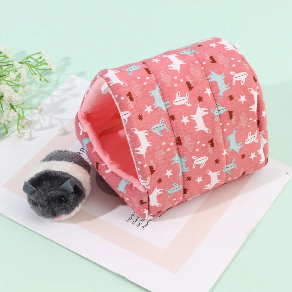 Small Animal Pet Sleeping Bed Hamster,dog smal ,extra small.dogs baybe House Winter Warm Soft Mat