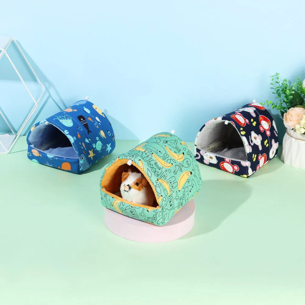 Small Animal Pet Sleeping Bed Hamster,dog smal ,extra small.dogs baybe House Winter Warm Soft Mat
