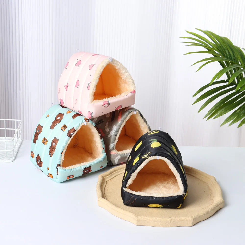 Small Animal Pet Sleeping Bed Hamster,dog smal ,extra small.dogs baybe House Winter Warm Soft Mat