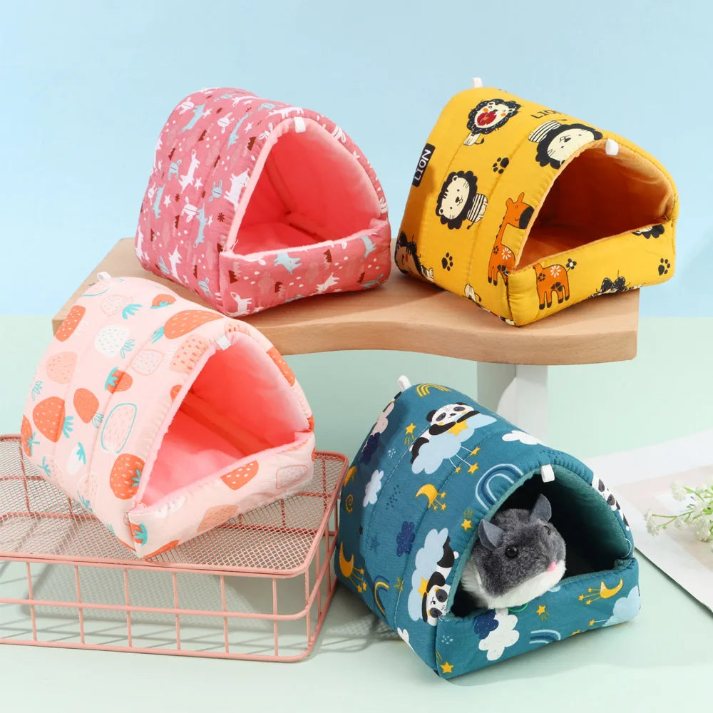 Small Animal Pet Sleeping Bed Hamster,dog smal ,extra small.dogs baybe House Winter Warm Soft Mat