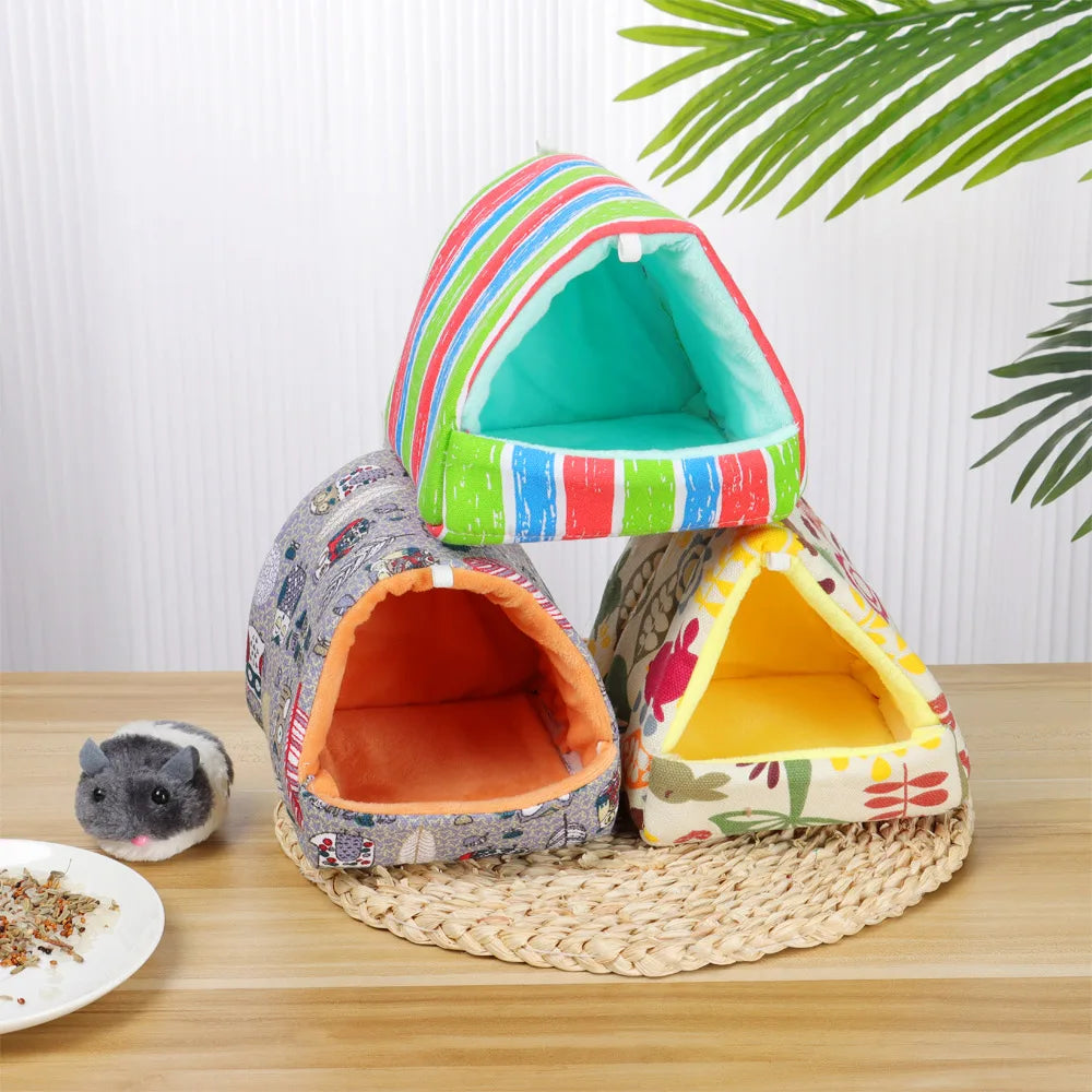 Small Animal Pet Sleeping Bed Hamster,dog smal ,extra small.dogs baybe House Winter Warm Soft Mat