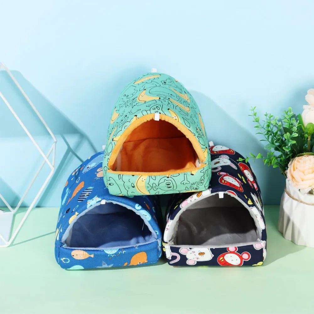 Small Animal Pet Sleeping Bed Hamster,dog smal ,extra small.dogs baybe House Winter Warm Soft Mat