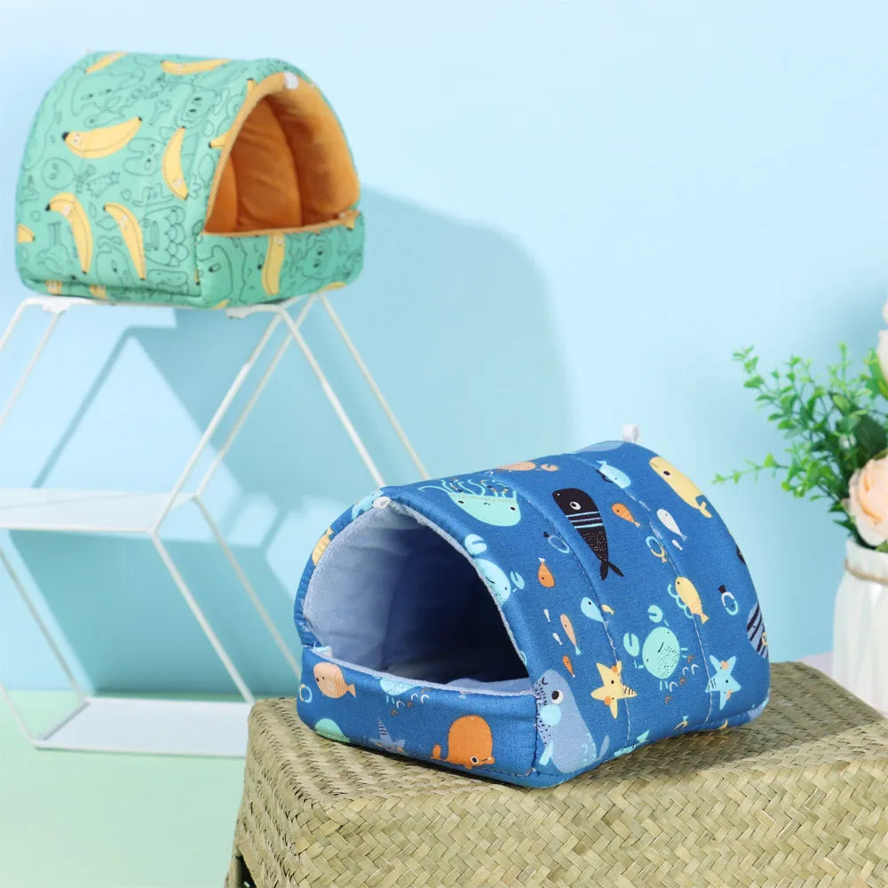 Small Animal Pet Sleeping Bed Hamster,dog smal ,extra small.dogs baybe House Winter Warm Soft Mat