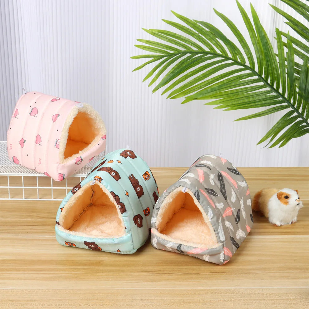 Small Animal Pet Sleeping Bed Hamster,dog smal ,extra small.dogs baybe House Winter Warm Soft Mat