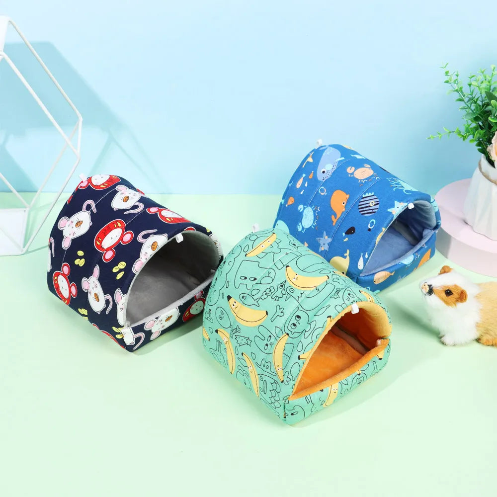 Small Animal Pet Sleeping Bed Hamster,dog smal ,extra small.dogs baybe House Winter Warm Soft Mat