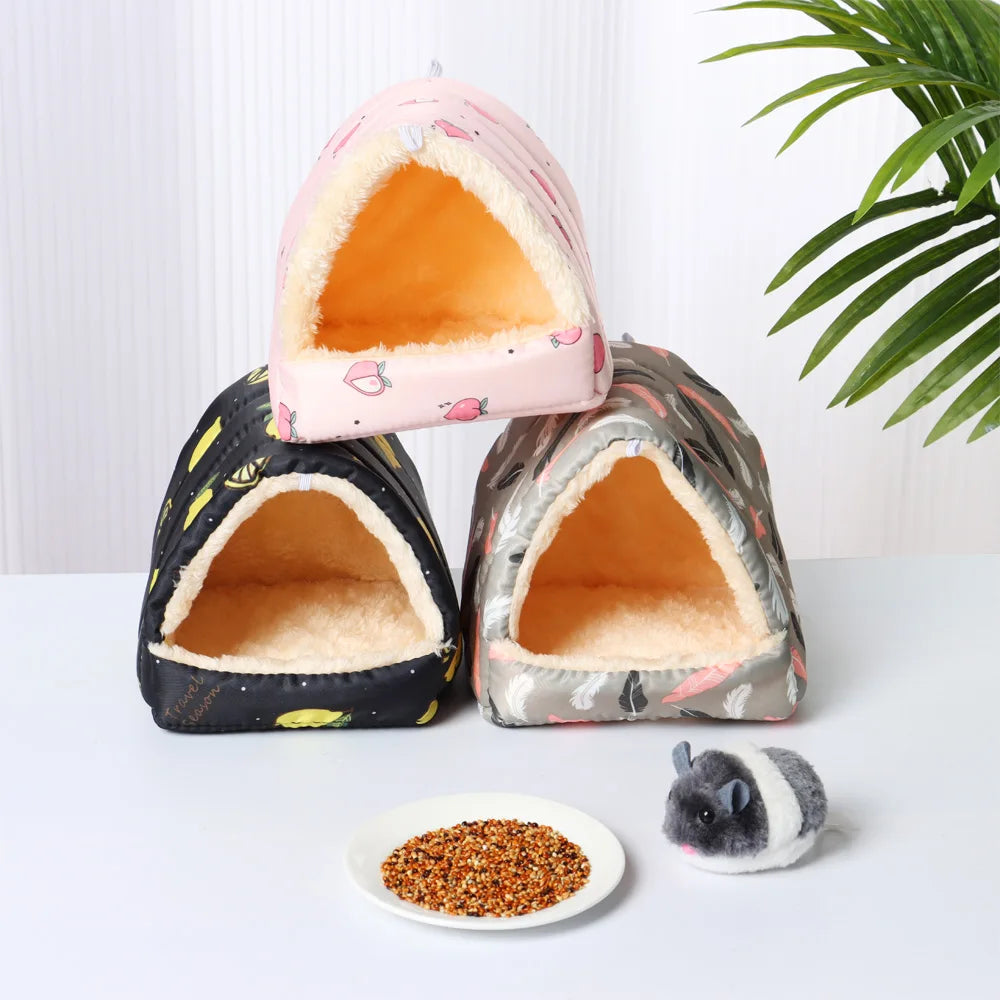 Small Animal Pet Sleeping Bed Hamster,dog smal ,extra small.dogs baybe House Winter Warm Soft Mat