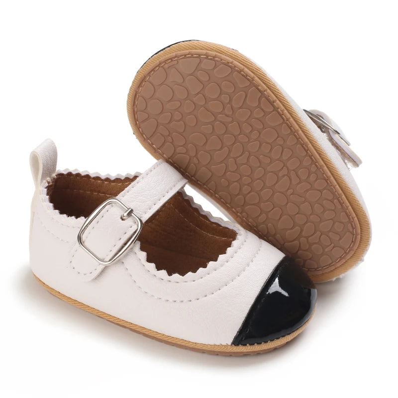 Baby Shoes Girl Rubber Sole Anti-slip Toddler First Walkers Infant Crib Shoes Girl Moccasins