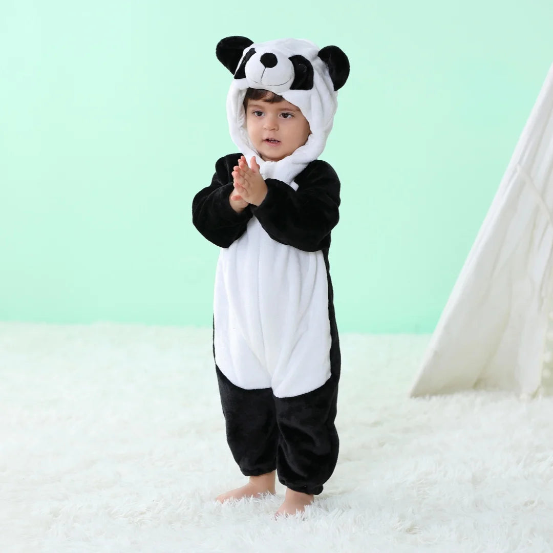 Bebê Kigurumi Stitch Unicórnio Coelho Desenho Animado Macacão Pijamas Infantis Animais Macacão Meninas Meninos Cosplay Pijama Traje Para O Natal