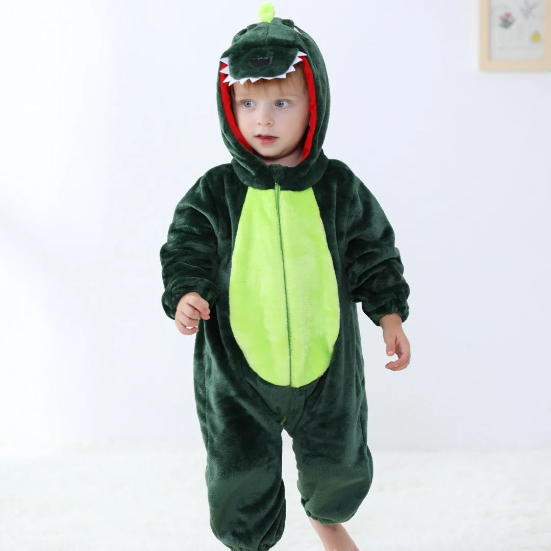 Bebê Kigurumi Stitch Unicórnio Coelho Desenho Animado Macacão Pijamas Infantis Animais Macacão Meninas Meninos Cosplay Pijama Traje Para O Natal
