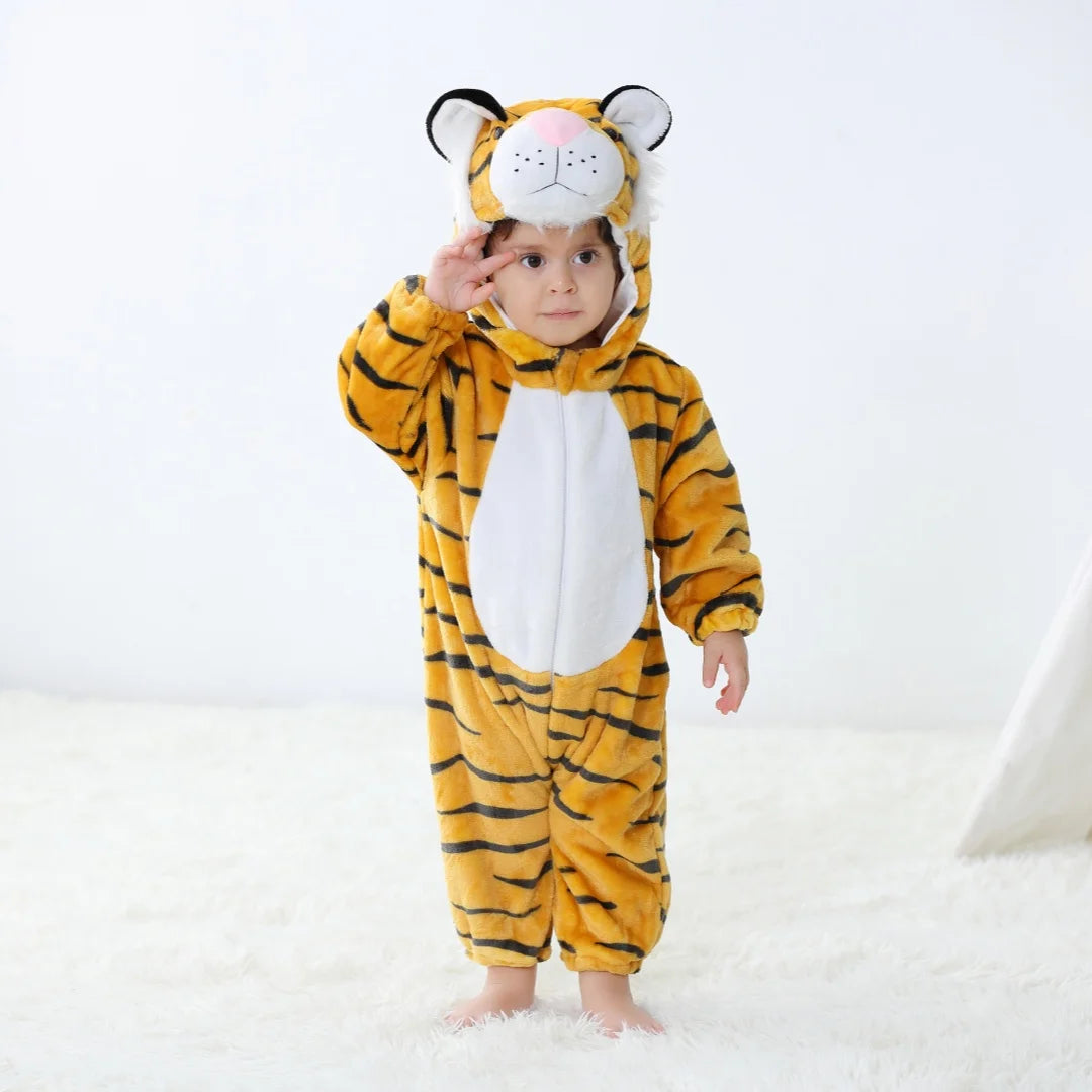 Bebê Kigurumi Stitch Unicórnio Coelho Desenho Animado Macacão Pijamas Infantis Animais Macacão Meninas Meninos Cosplay Pijama Traje Para O Natal