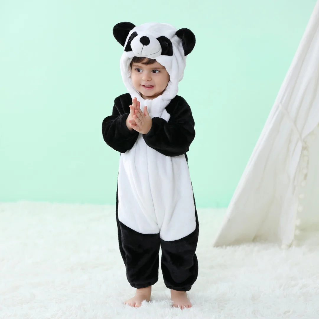 Bebê Kigurumi Stitch Unicórnio Coelho Desenho Animado Macacão Pijamas Infantis Animais Macacão Meninas Meninos Cosplay Pijama Traje Para O Natal