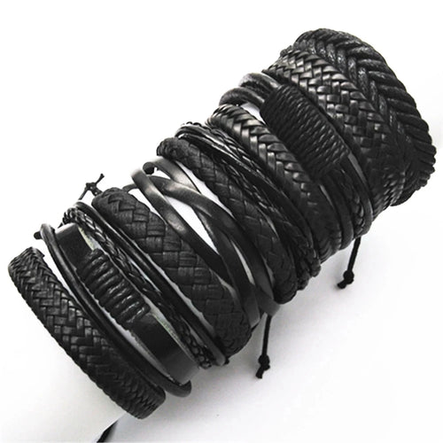 psk de 10 pulseiras feitas a mão e elaborada com material de excelente categoria com couro verdadeiro.