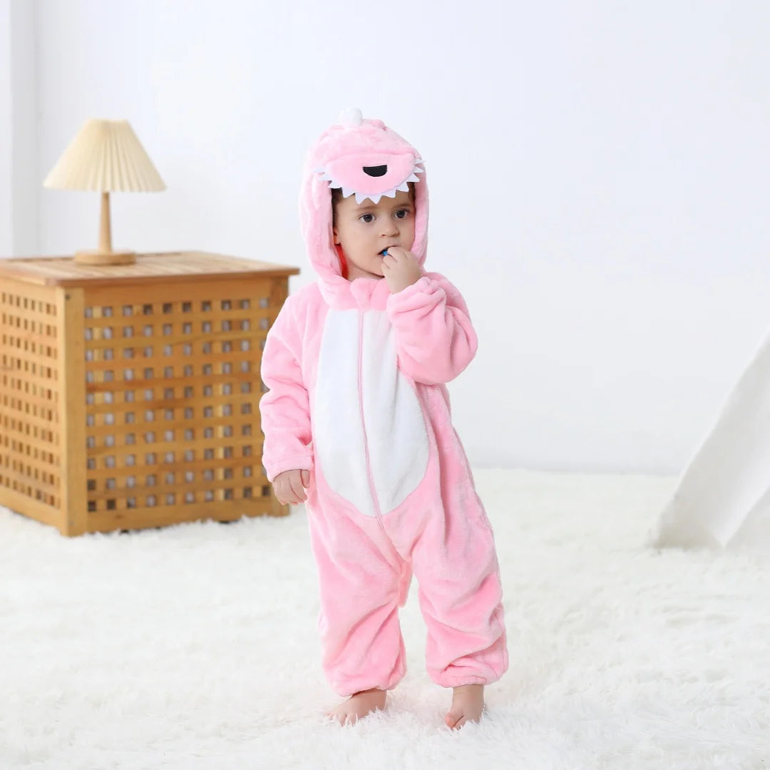 Bebê Kigurumi Stitch Unicórnio Coelho Desenho Animado Macacão Pijamas Infantis Animais Macacão Meninas Meninos Cosplay Pijama Traje Para O Natal