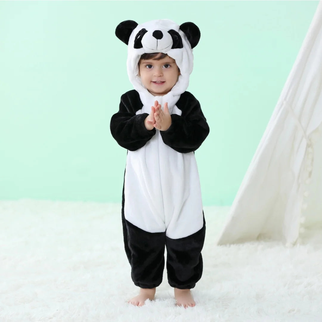 Bebê Kigurumi Stitch Unicórnio Coelho Desenho Animado Macacão Pijamas Infantis Animais Macacão Meninas Meninos Cosplay Pijama Traje Para O Natal