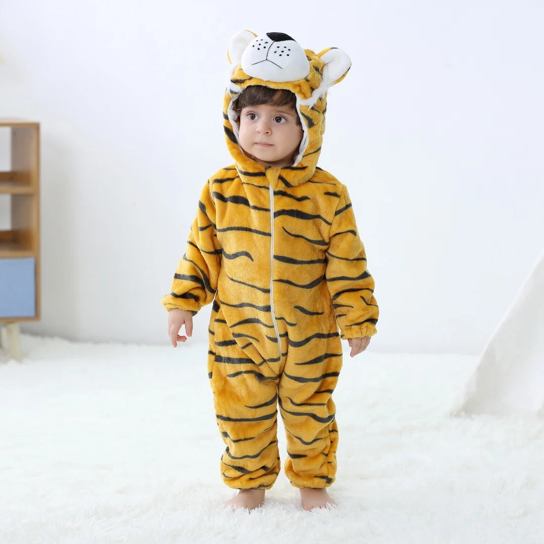 Bebê Kigurumi Stitch Unicórnio Coelho Desenho Animado Macacão Pijamas Infantis Animais Macacão Meninas Meninos Cosplay Pijama Traje Para O Natal