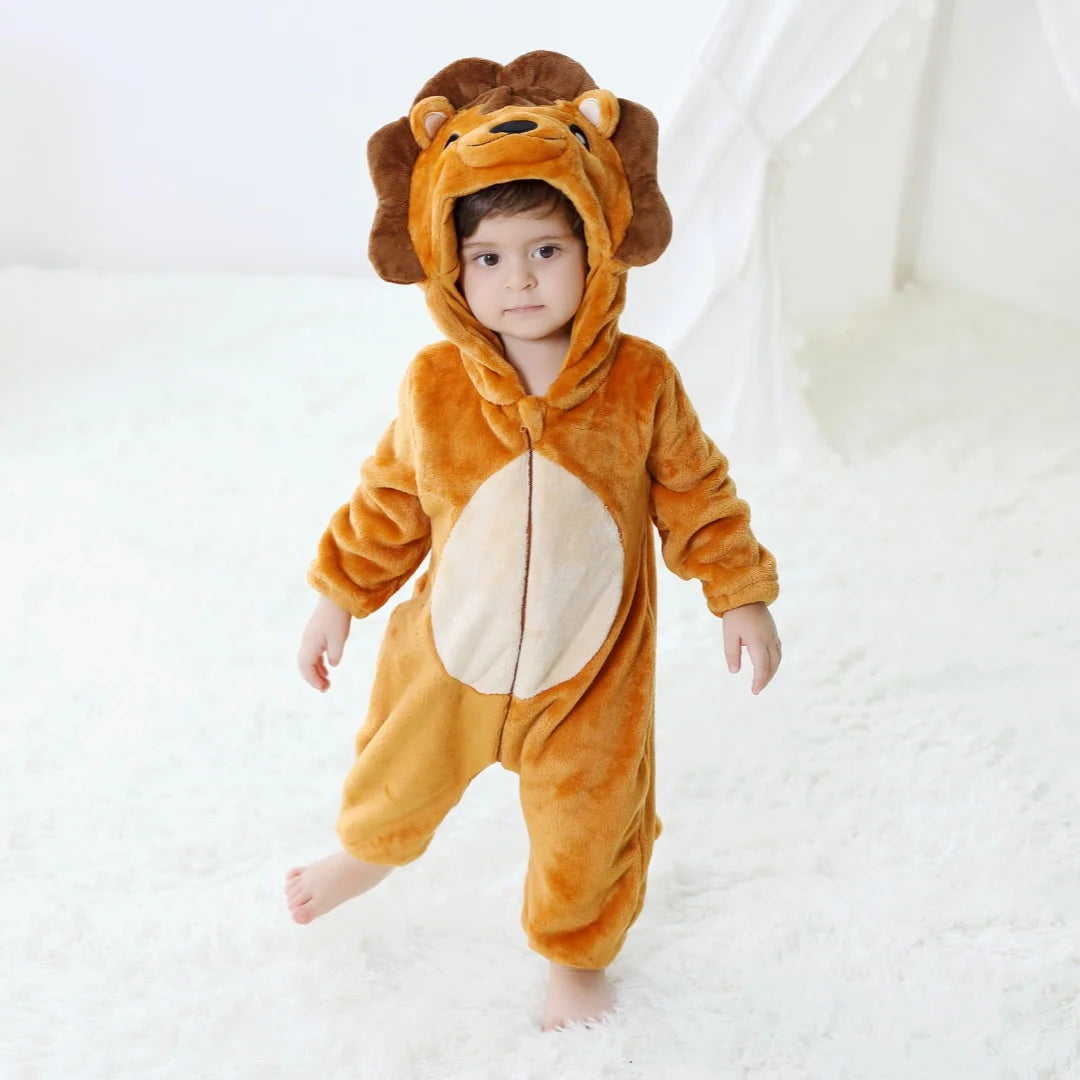 Bebê Kigurumi Stitch Unicórnio Coelho Desenho Animado Macacão Pijamas Infantis Animais Macacão Meninas Meninos Cosplay Pijama Traje Para O Natal