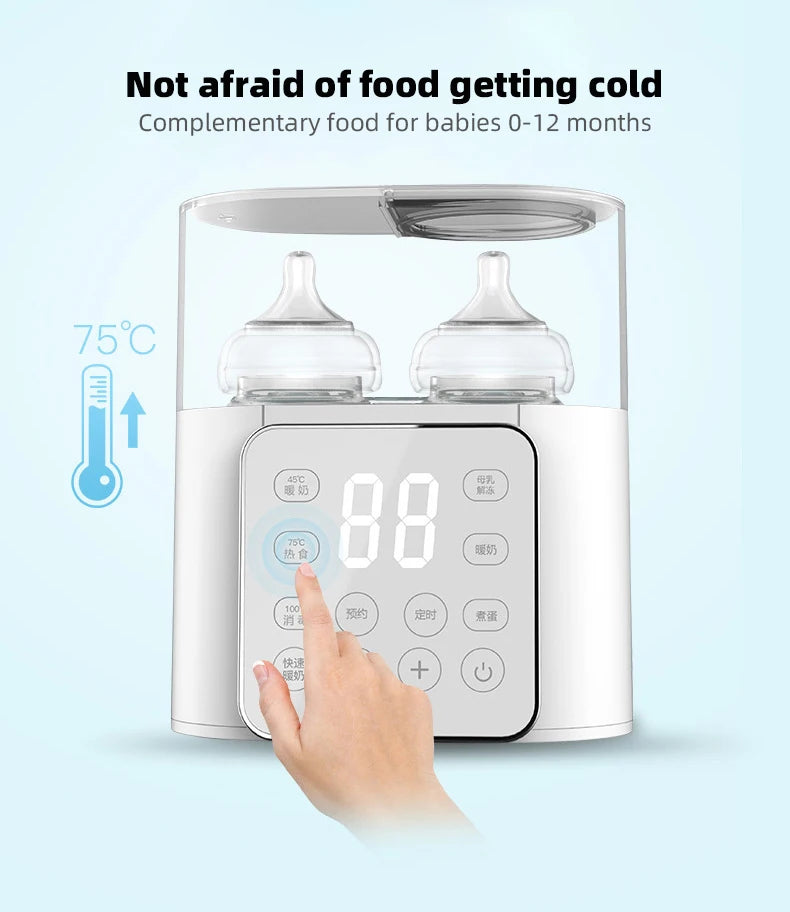 Baby Bottle Warmer Multi function Fast Baby dos  0 meses aos 2 anos Accessories Food Heater Milk Warmer Steriliser with ACcurate Temperature Control                    Seu bebê merece o melhor.  Descubra conforto e estilo.  Feito para você...