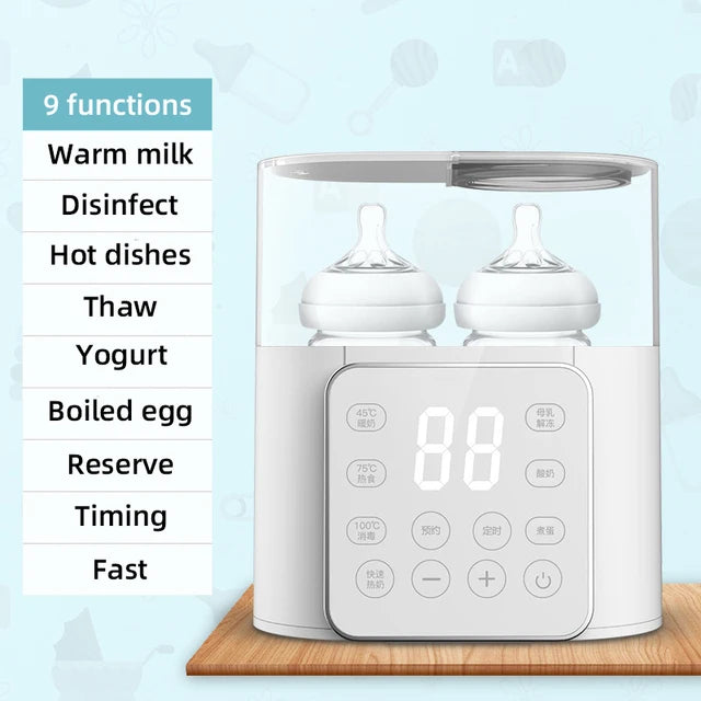 Baby Bottle Warmer Multi function Fast Baby dos  0 meses aos 2 anos Accessories Food Heater Milk Warmer Steriliser with ACcurate Temperature Control                    Seu bebê merece o melhor.  Descubra conforto e estilo.  Feito para você...