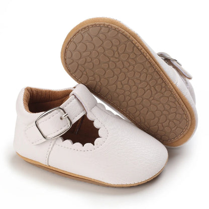 Baby Shoes Girl Rubber Sole Anti-slip Toddler First Walkers Infant Crib Shoes  Girl Moccasins