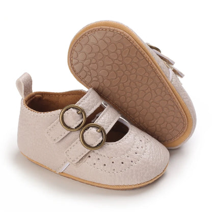 Baby Shoes Girl Rubber Sole Anti-slip Toddler First Walkers Infant Crib Shoes  Girl Moccasins