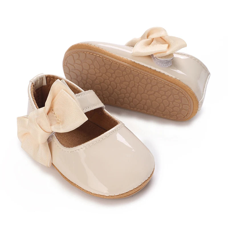 Baby Shoes Girl Rubber Sole Anti-slip Toddler First Walkers Infant Crib Shoes  Girl Moccasins