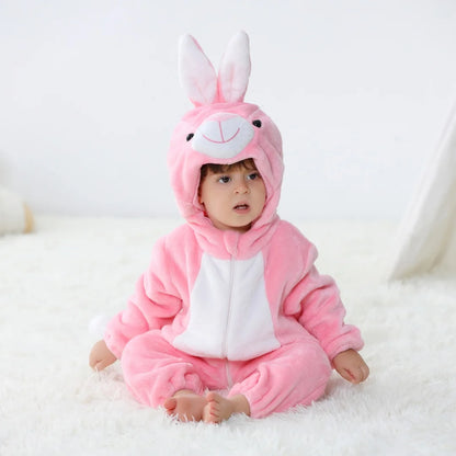Bebê Kigurumi Stitch Unicórnio Coelho Desenho Animado Macacão Pijamas Infantis Animais Macacão Meninas Meninos Cosplay Pijama Traje Para O Natal