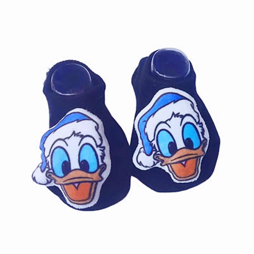 Spring Baby Girls Socks Newborn Mickey and Minnie Baby Socks Infant Baby Boy Socks Anti Slip Soft Cotton Floor Sock Shoes