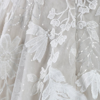 Luxury Off Shoulder Lace Wedding Dresses for Woman Ball Gown Elegant  Evening Party Gowns