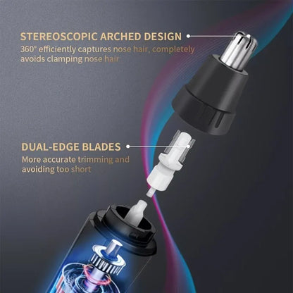 Suave e eficaz Electric Nose Hair Trimmer Implement Shaver