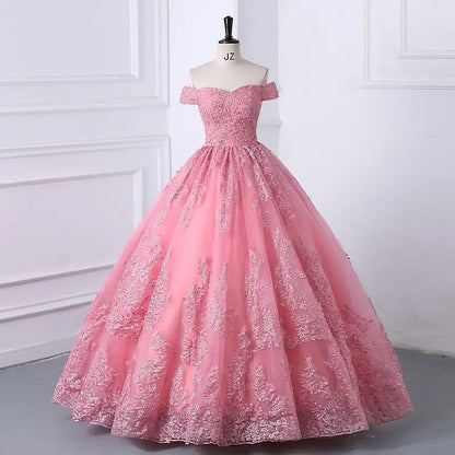 Luxury Lace Boat Neck Ball Gown Wedding Dresses Sweetheart Sheer Princess. Applique Bridal Gowns Casamento Customized