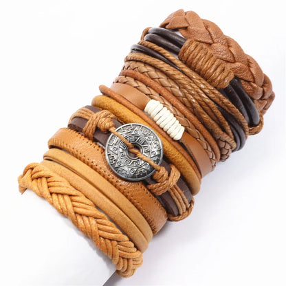 psk de 10 pulseiras  feitas a mão e elaborada com material de excelente categoria com couro verdadeiro.