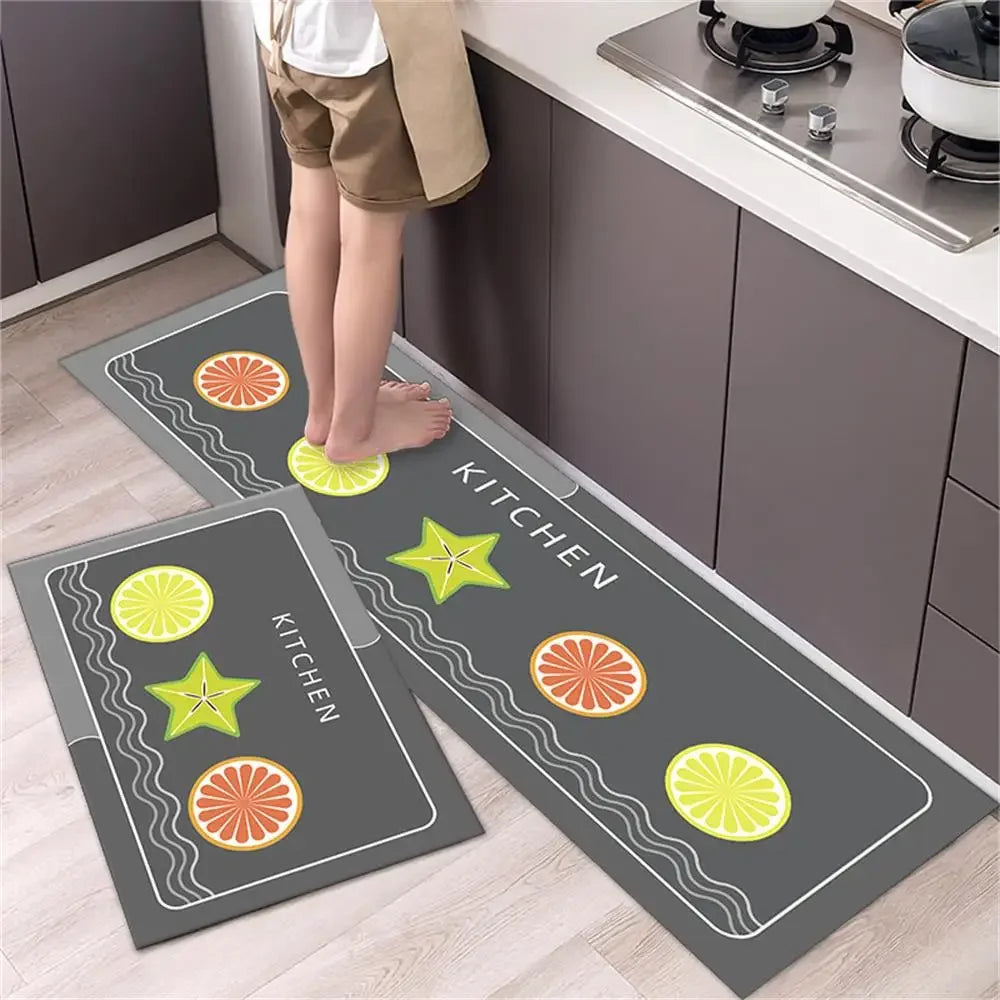 Kitchen Floor Mat Bedroom Living Room Long Bedside Area Rug Hallway Soft Washable Carpet Anti Slip Bathroom Entrance Doormat