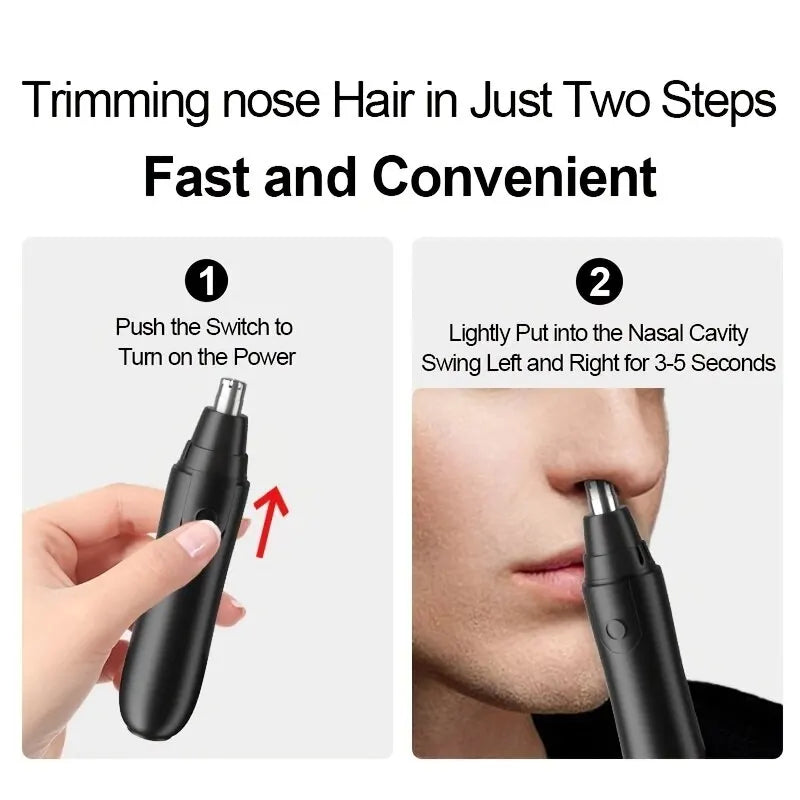Suave e eficaz Electric Nose Hair Trimmer Implement Shaver