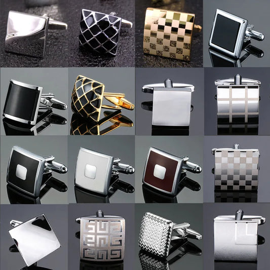 Botões de punho de alta qualidade de cobre  e muito elegante.