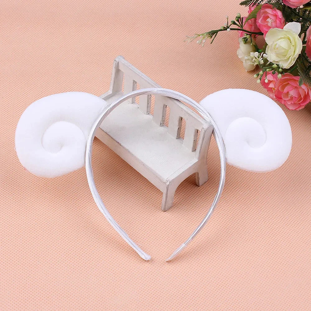 tiara Girls Cute Cow Giraffe Elephant Monkey Headband Kawaii Soft Cat Bear Tiger Panda Ears Headpiece Performance Birthday Party Wear