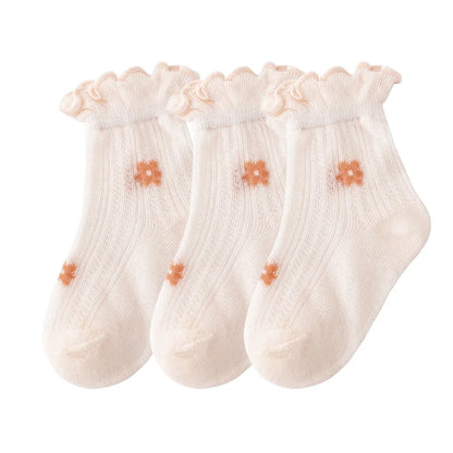 3Pair/ meias Newborn Baby oSocks Summer Thin Casual Kids' Baby de  0 meses a 12 meses                    Seu bebê merece o melhor.  A escolha perfeita para o dia a dia.  Ideal para momentos especiais..  Seu bebê merece.
