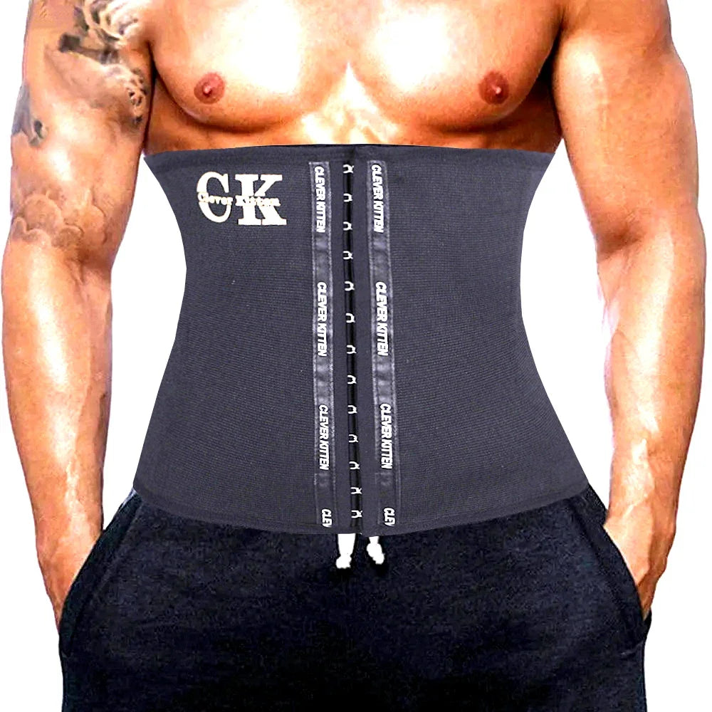 Waist Trainer for Men Sports Belt Weight Loss Waist Cincher Trimmer Belly Band Slimming Girdle Corset Gym Strap Wrap Body Shaper