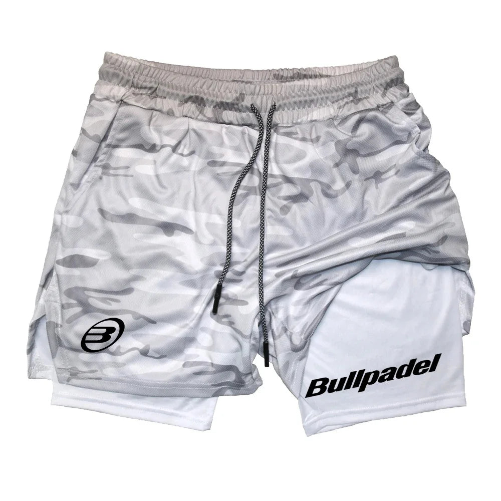 New Men's Sport Shorts Summer Male Breathable Shorts Quick-Drying, Outdoor Running Sportwear comprotecao em lycra