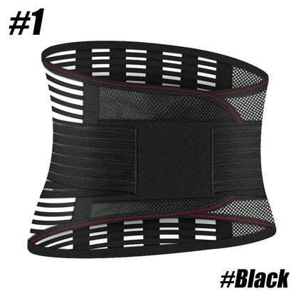 Breathable Back Brace for Relieve Lower Back Pain Women & Men - Waist Lumbar Lower Back Support Belt for Sciatica,Herniated Disc