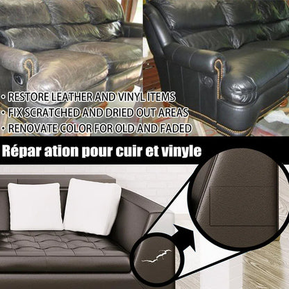 Para seu carro e  seus acentos de couro .Reparador de couro e outros  materiais sintéticos ou naturais para todas as cores reparo rápido  produto Italiano  embalagem de 10 ml.