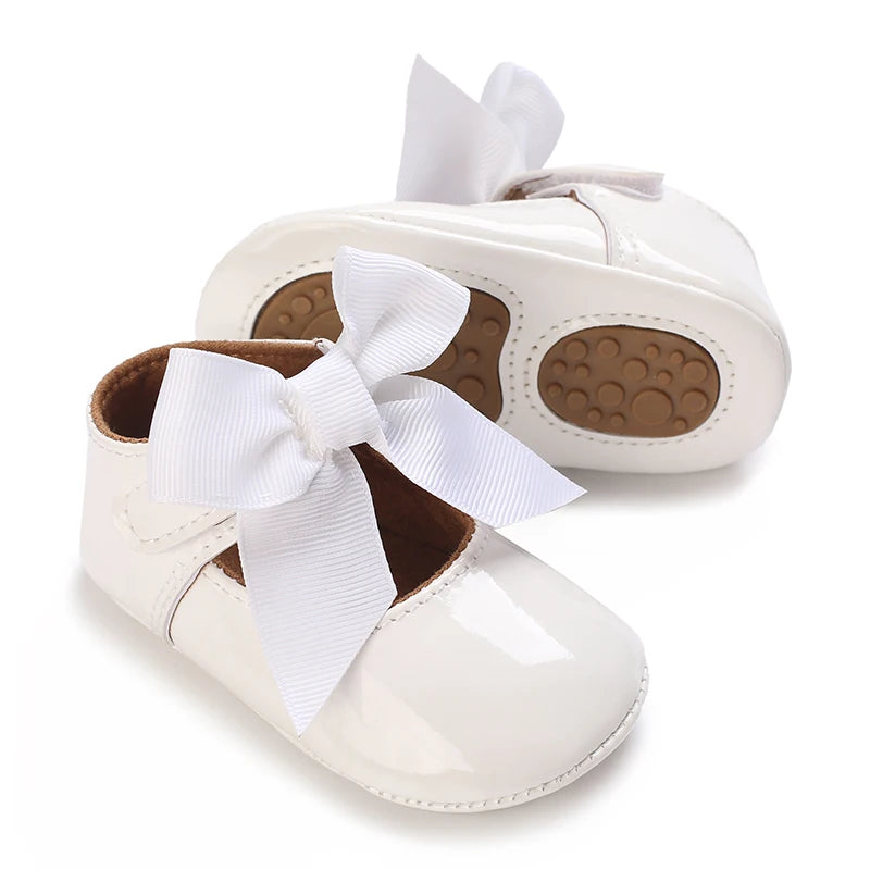 Baby Shoes Girl Rubber Sole Anti-slip Toddler First Walkers Infant Crib Shoes  Girl Moccasins