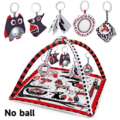Multifunctional Fitness Frame Baby Crawling Blanket Play Mat Early Education Puzzle Game Activity Mat Newborn Gym Toys