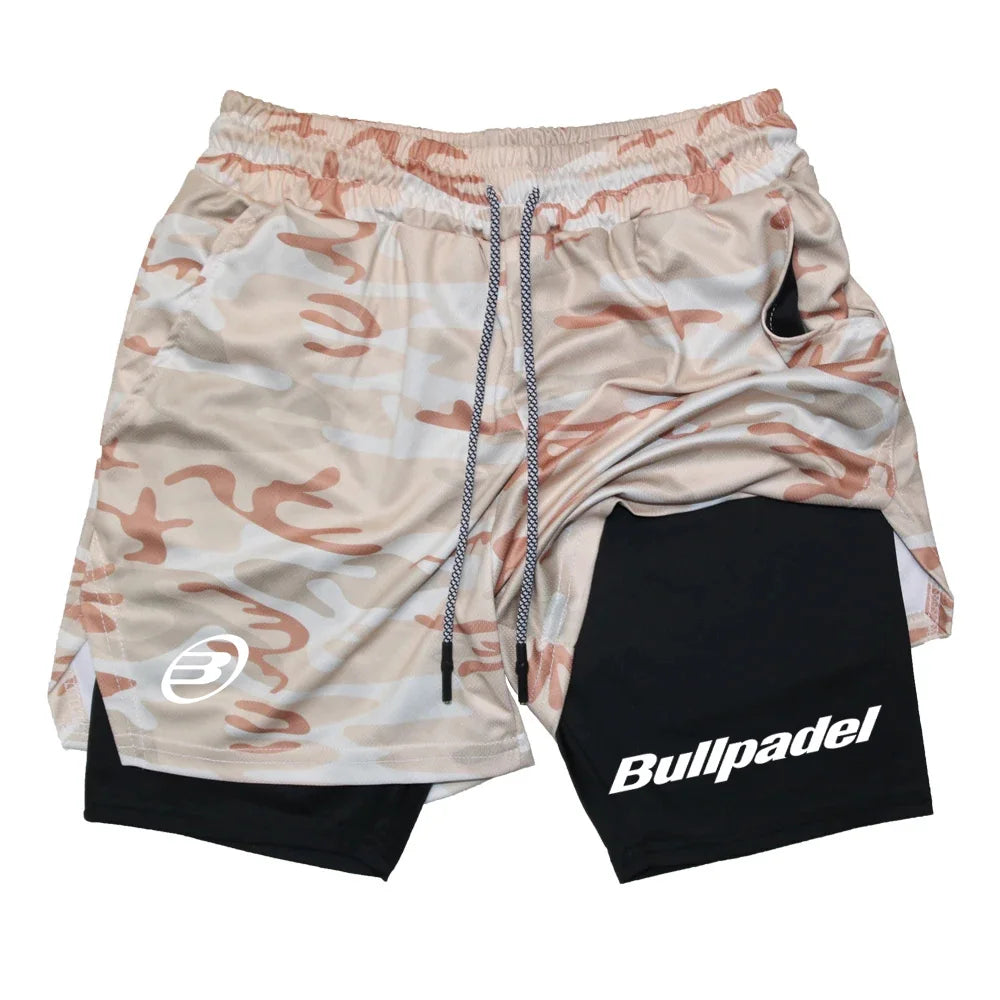 New Men's Sport Shorts Summer Male Breathable Shorts Quick-Drying, Outdoor Running Sportwear comprotecao em lycra