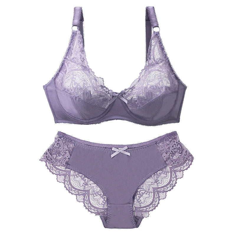 Underwear Bras Set Women. Black, Green, Purple , Red  and Lingerie