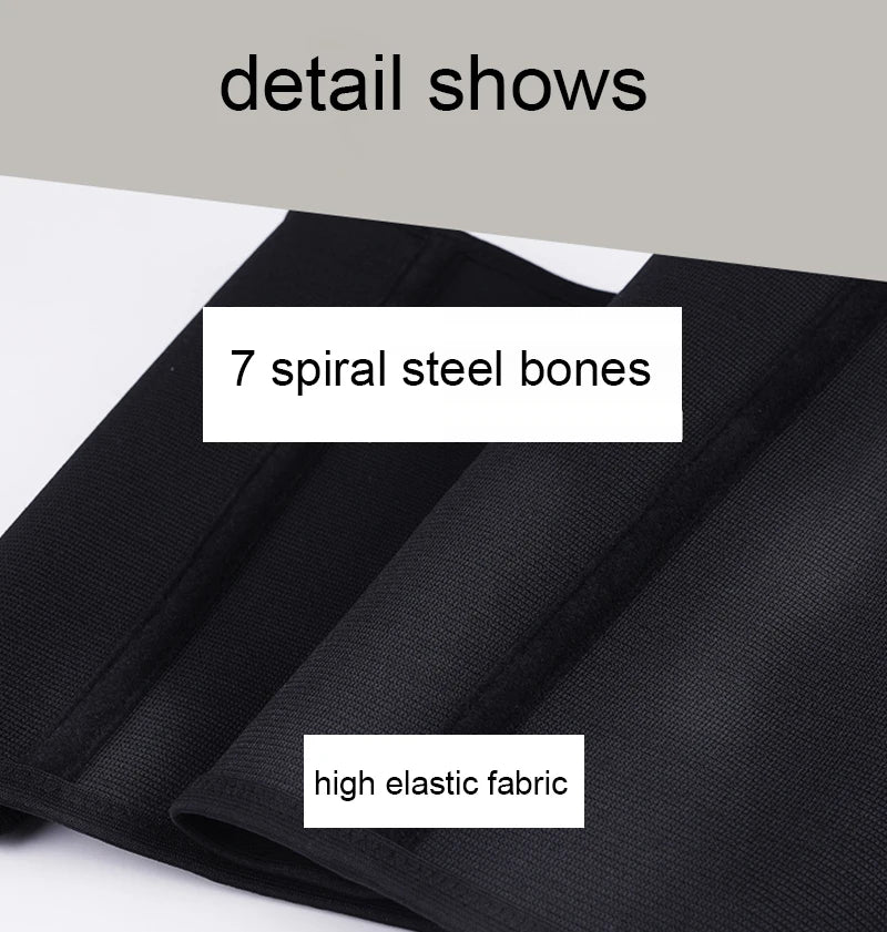 Waist Trainer for Men Sports Belt Weight Loss Waist Cincher Trimmer Belly Band Slimming Girdle Corset Gym Strap Wrap Body Shaper