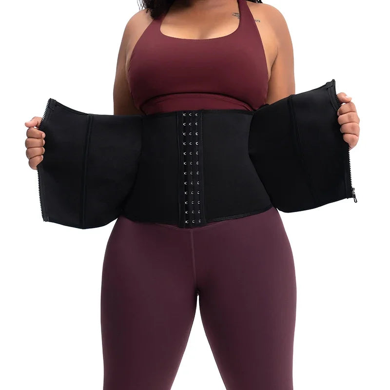 Faixa cinta Control Waist Slimming Belt Weight Loss Waist Trainer Body Shaper Corset Belly Sheath Tummy Trimmer Cincher Sports