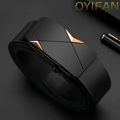 cinto  glamoroso da marca OYIFAN  de couro verdadeiro e fivela automática  ajustável.                Toque de elegância para qualquer ocasião..  Descubra conforto e estilo.  Seu bebê merece o melhor.  Leve e elegante...