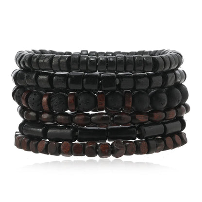Pulseiras para homem e jovens elaboradas com materiais de alta qualidade conjunto de 4 pulseiras.. 
