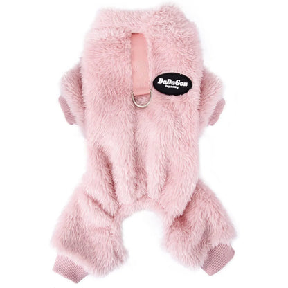 Winter Dog Clothes for Small Medium Dogs Boy Girl, Soft Flannel Puppy Pajamas Onesie Chihuahua Yorkie Warm Jumpsuit Pet Apparel
